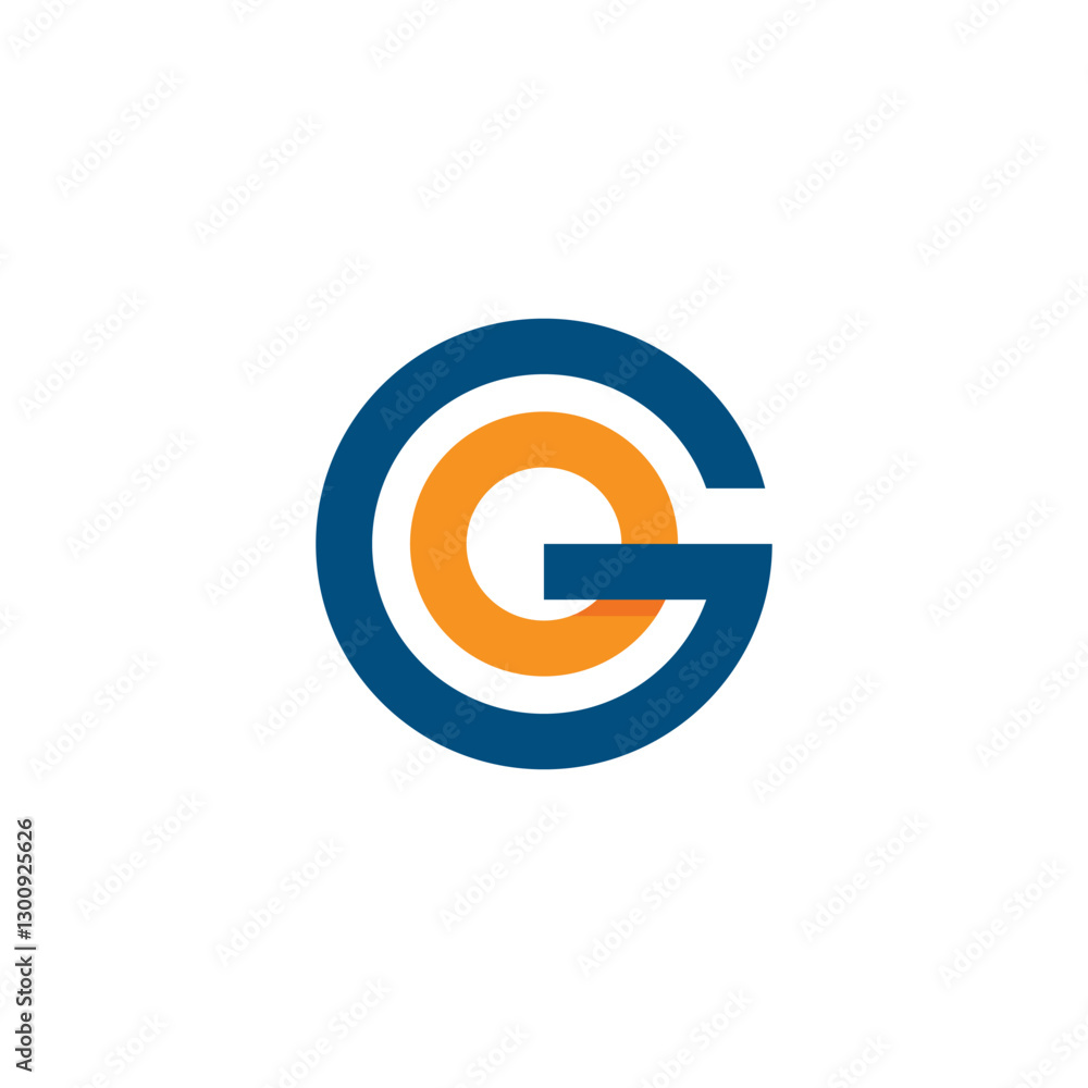 Letter GO logo design concept template Letter GO logo design concept template