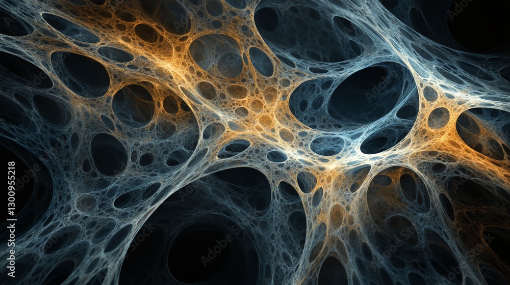 Abstract Fractal Network Pattern Abstract Fractal Network Pattern