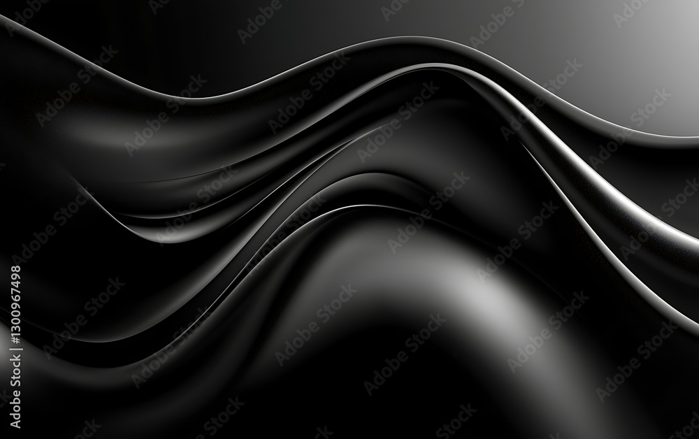 Abstract black waves background with dynamic curves and smooth lines design Abstract black waves background with dynamic curves and smooth lines design