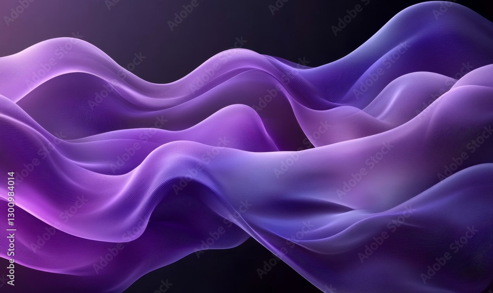 Obraz premium purple abstract background with flowing wave.