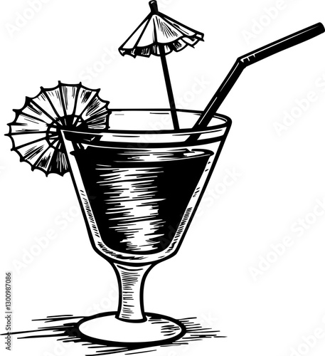Refreshing cocktail creation home bar digital cozy atmosphere close-up view mixology inspiration