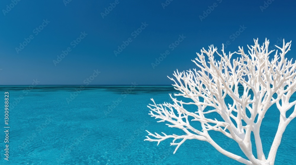Naklejka premium Diverse Marine Ecosystem in a Protected Ocean Reserve