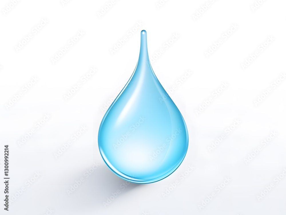 Water drop on white background. drop of water isolated Water drop on white background. drop of water isolated