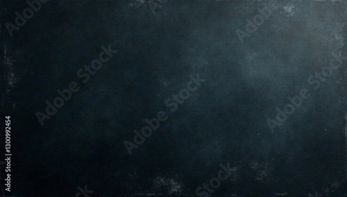 Dark grungy background with texture of blank blackboard, chalk dust smudges, blackboard, grunge