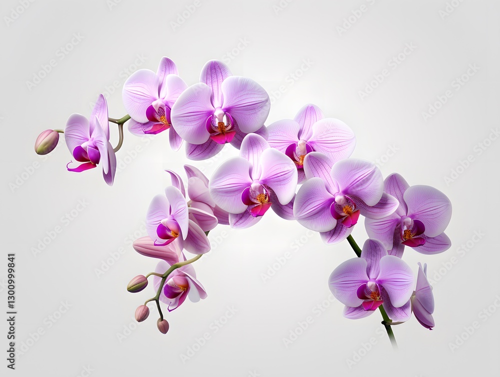 Naklejka premium Orchid isolated on white background