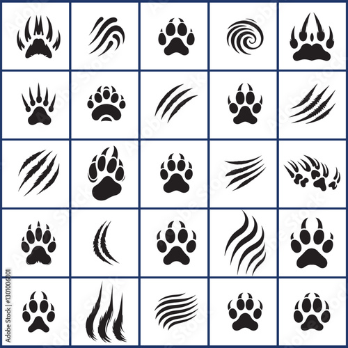 Paw Prints and Claw Marks