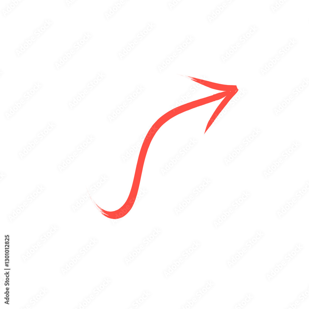 Red grunge arrow direction Red grunge arrow direction