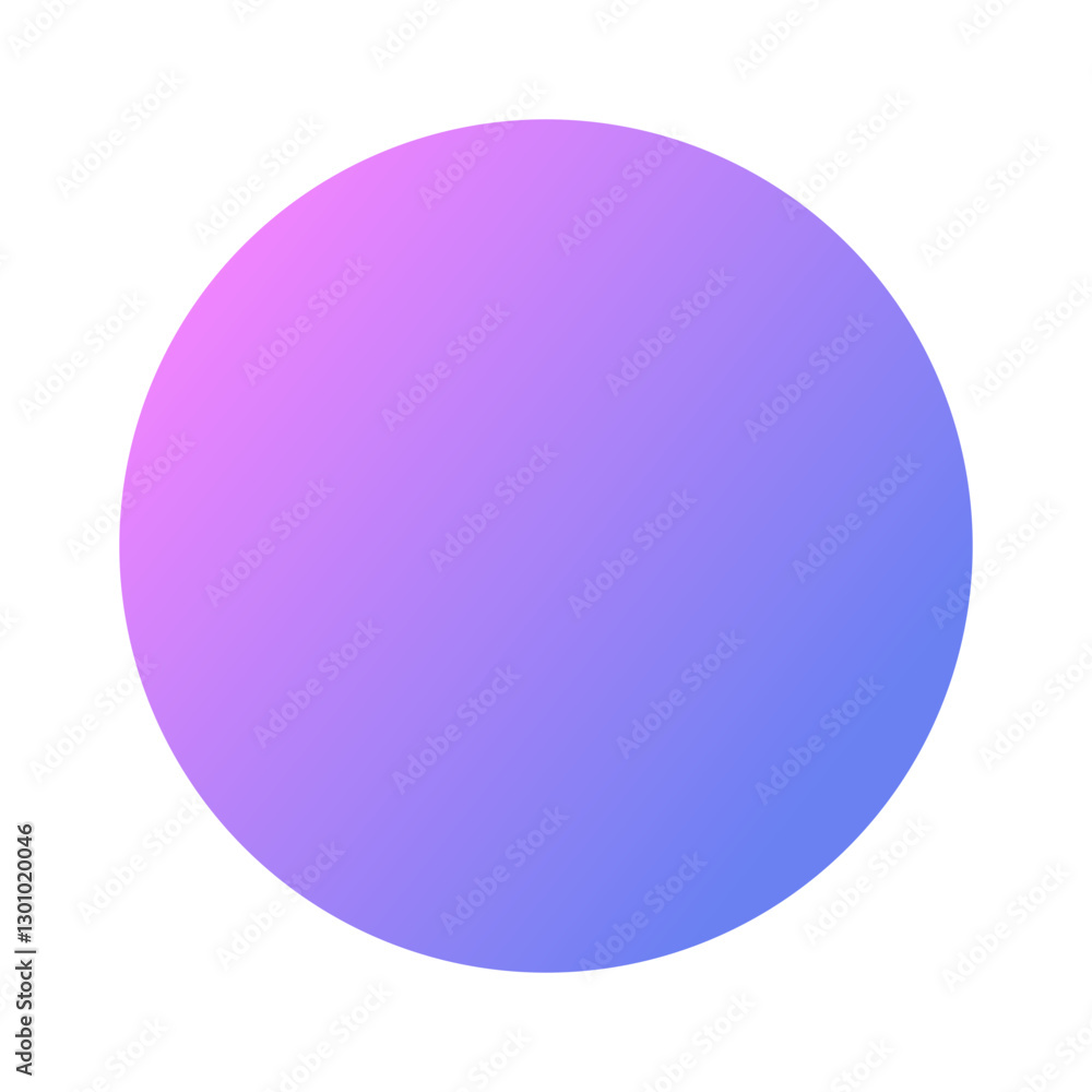 Fototapeta premium Round gradient circle design element