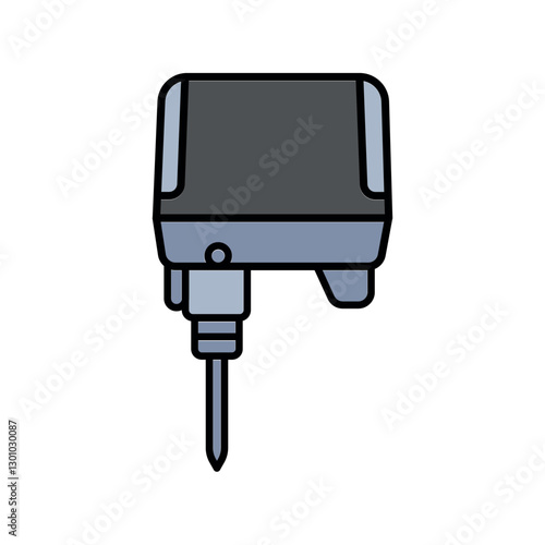 tamper-proof switch color line icon