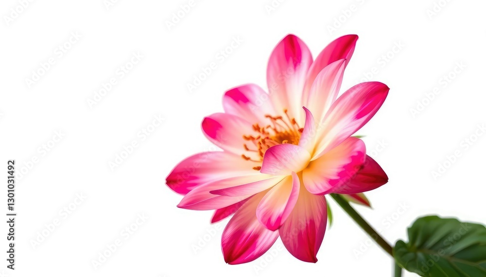 A single, vibrant bloom isolated against a pure white backdrop, graphic, artwork A single, vibrant bloom isolated against a pure white backdrop, graphic, artwork