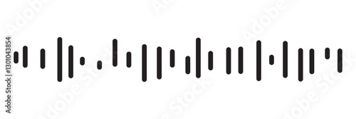 Sound wave set. Sound waves, Equalizer, Audio waves, Radio signal, Music. Recording. Vector illustration