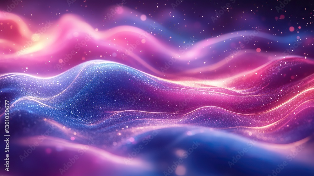 Soft focus holographic background in bright neon blue, purple, and pink creates a vibrant, futuristic aesthetic. Soft focus holographic background in bright neon blue, purple, and pink creates a vibrant, futuristic aesthetic.