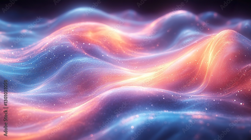 Soft focus holographic background in mint, turquoise, and purple evokes a dreamy, futuristic aesthetic. Soft focus holographic background in mint, turquoise, and purple evokes a dreamy, futuristic aesthetic.