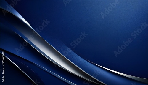 A sophisticated deep navy blue background with soft metallic silver gradient accents, symbolizing trust and excellence.