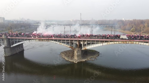 Independence march, warsaw, poland