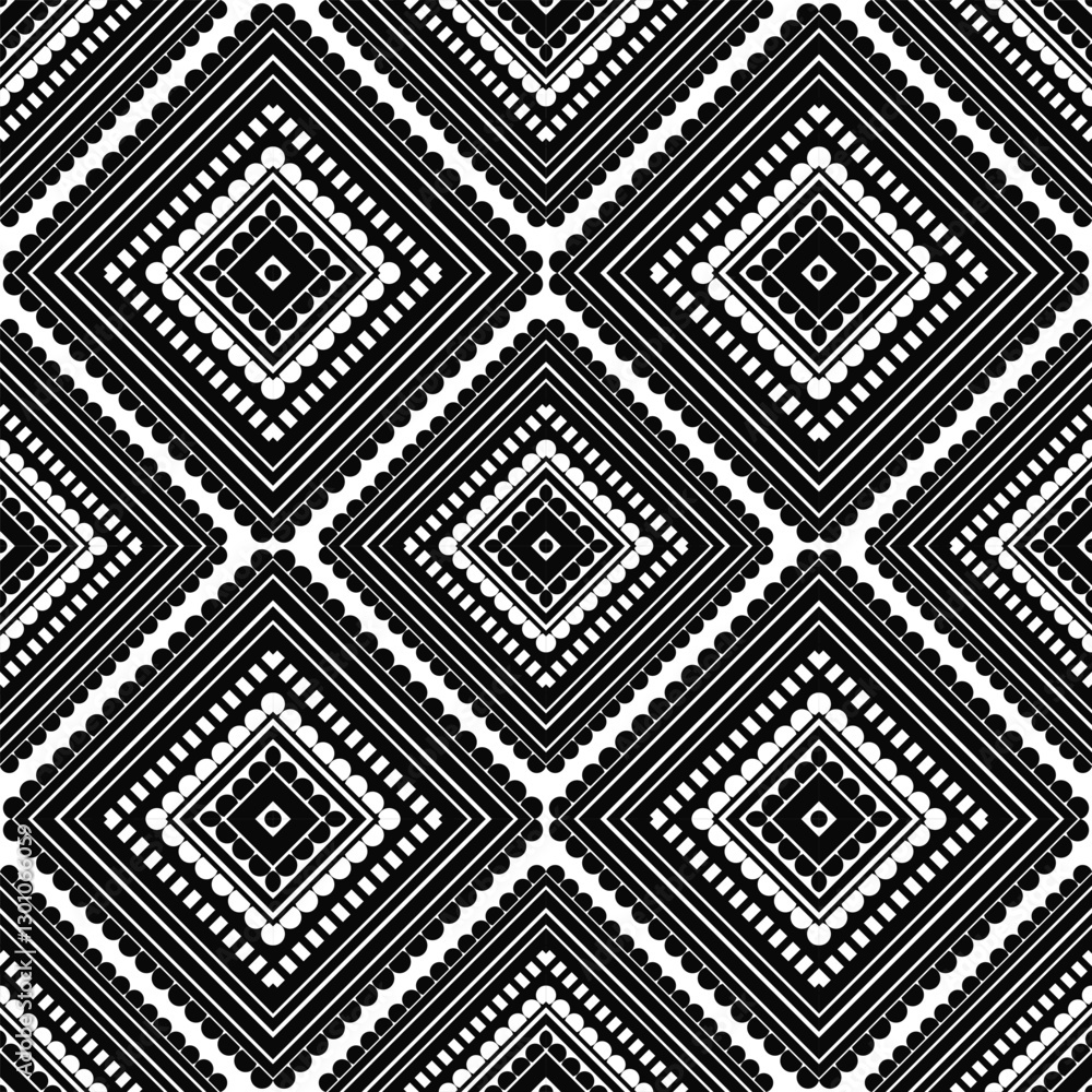 seamless geometric pattern Triangle, square, circle, heart, grid, black and white, line, flower seamless geometric pattern Triangle, square, circle, heart, grid, black and white, line, flower