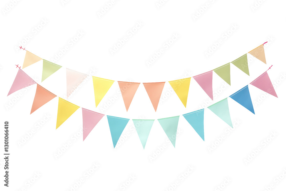 bunting flags on transparent background bunting flags on transparent background