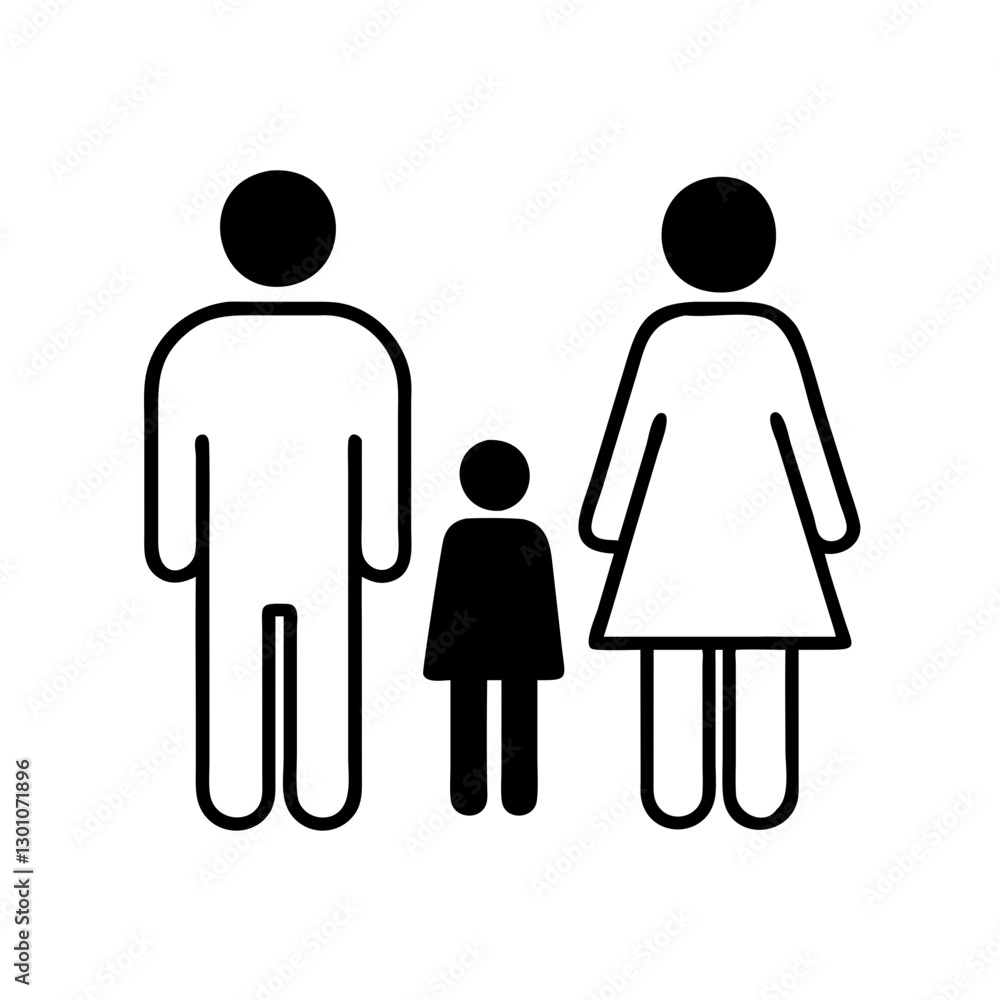A simple, meaningful icon of a family, symbolizing love, unity, and support. Ideal for Mother’s Day designs, parenting projects, and family-oriented themes. A simple, meaningful icon of a family, symbolizing love, unity, and support. Ideal for Mother’s Day designs, parenting projects, and family-oriented themes.