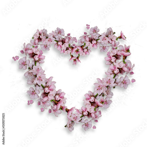 Floral Heart Cherry Blossom