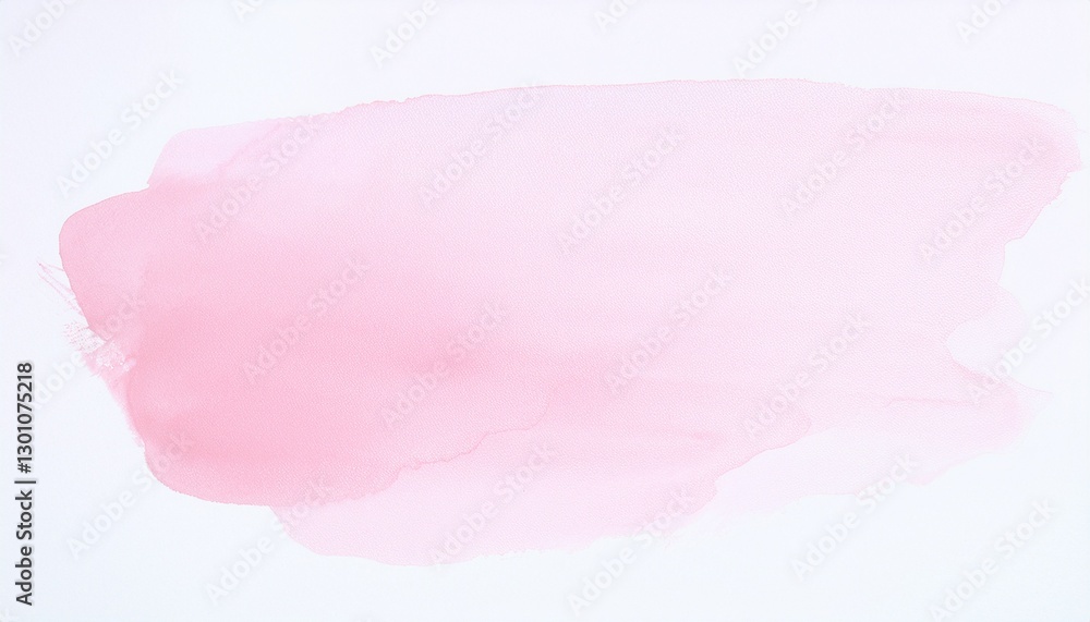 Fototapeta premium 흰 배경에 파스텔 톤의 부드러운 물감이 번져있다