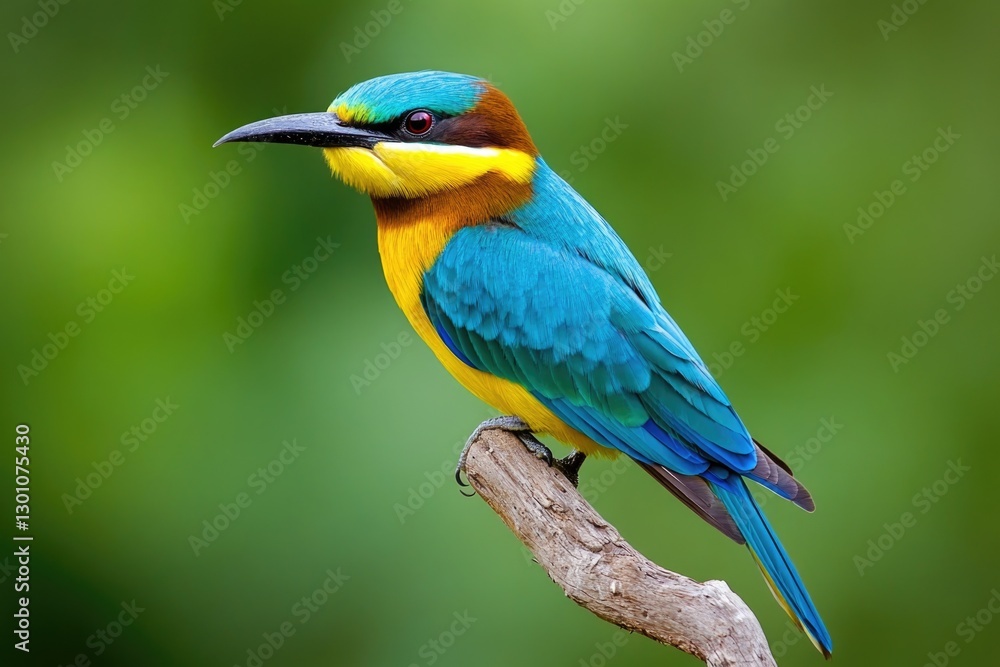 Fototapeta premium Bird perched on tree branch