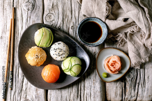 Photos Trendy sushi balls temari