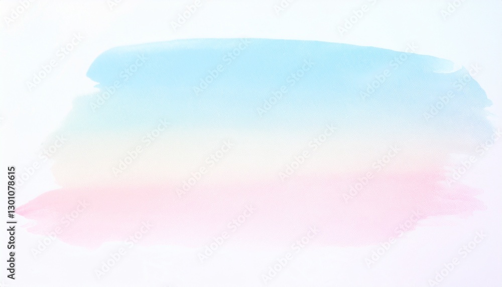 흰 배경에 파스텔 톤의 부드러운 물감이 번져있다