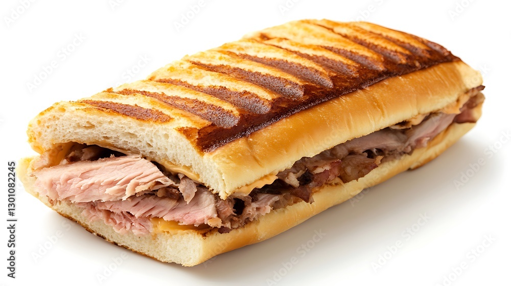 Delicious roast beef sandwich white background food photography minimalist style close-up culinary delight Delicious roast beef sandwich white background food photography minimalist style close-up culinary delight