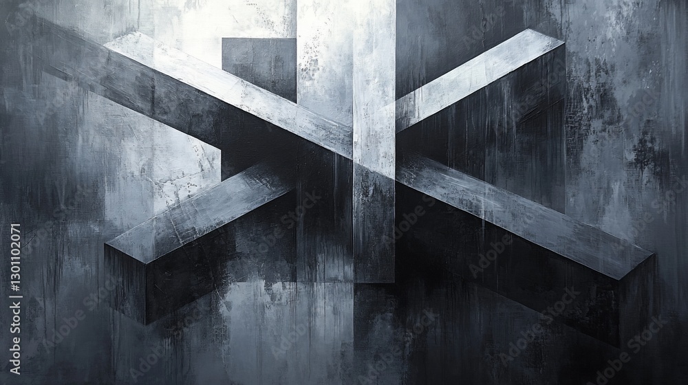 Fototapeta premium Abstract Geometric Wall Art (1)