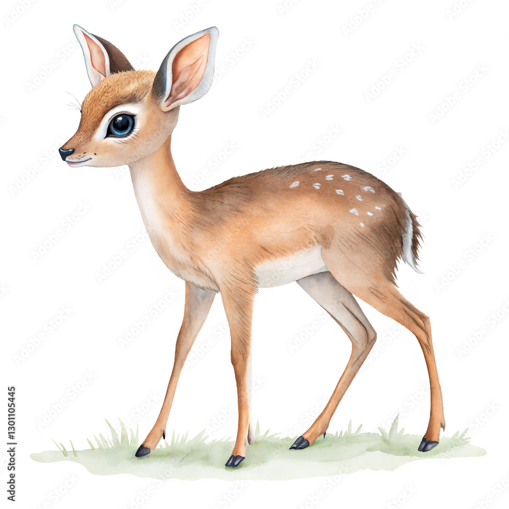 deer isolated on Watercolor png Illustration deer isolated on Watercolor png Illustration