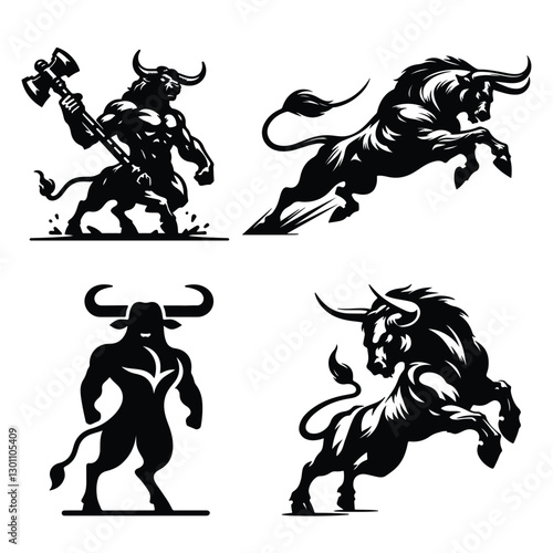 Mythical Minotaur & Ferocious Bulls – Symbols of Strength and Power