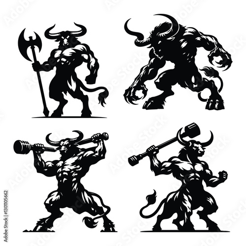 Mythical Minotaur & Ferocious Bulls – Symbols of Strength and Power