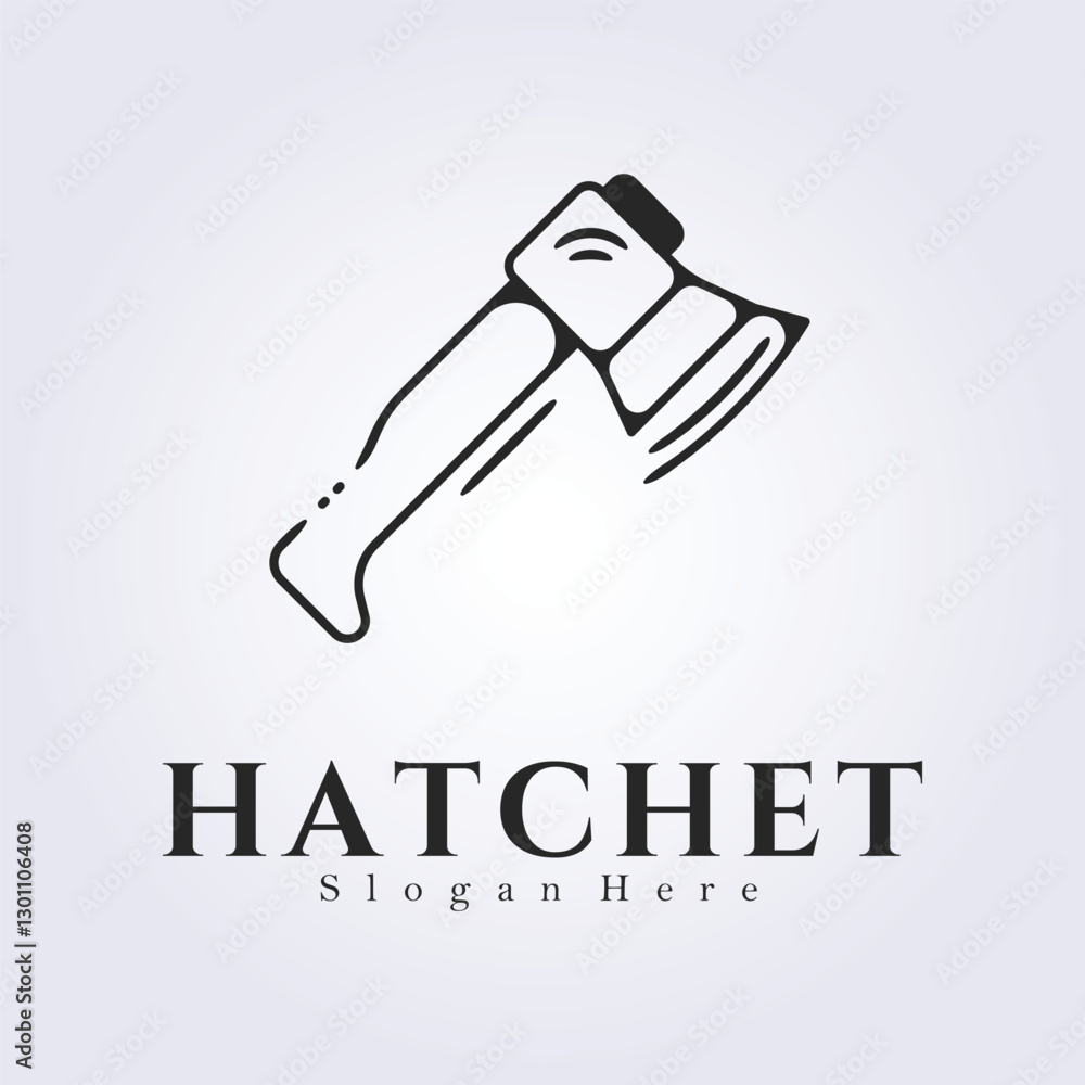 symbol of hatchet logo design, carpenter axe symbol of hatchet logo design, carpenter axe