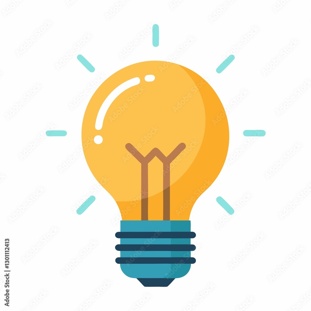 vector light bulb white background vector light bulb white background
