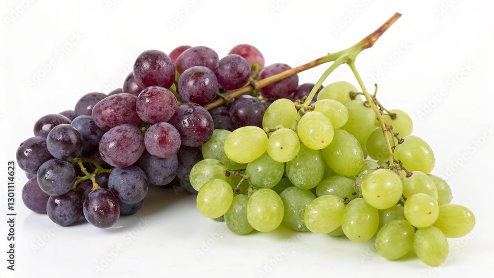Grapes on White Background Grapes on White Background