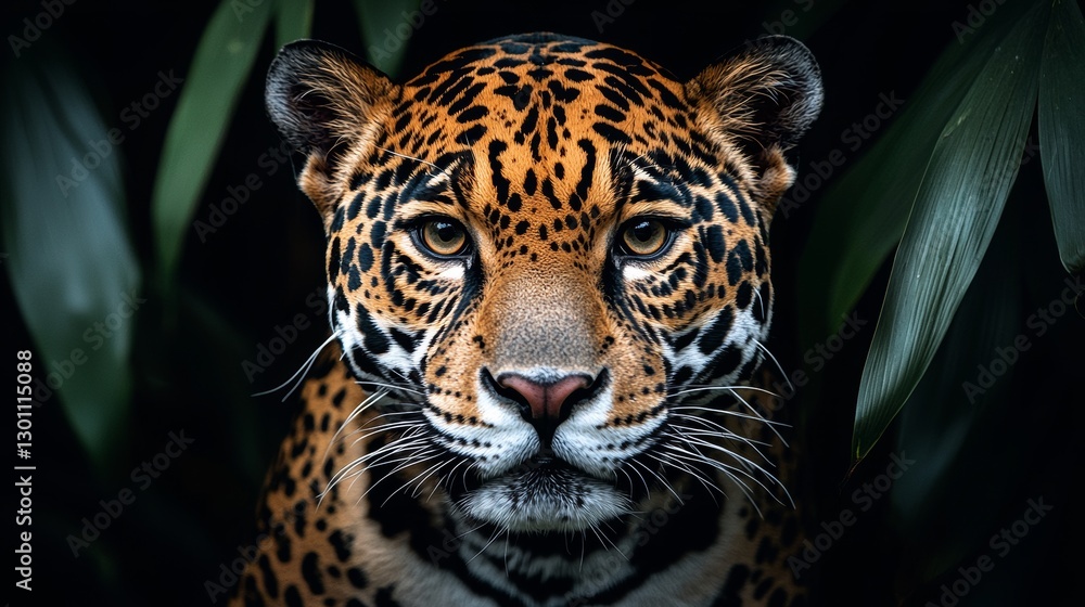 Obraz premium Jaguar Portrait, Wild Cat Close-Up