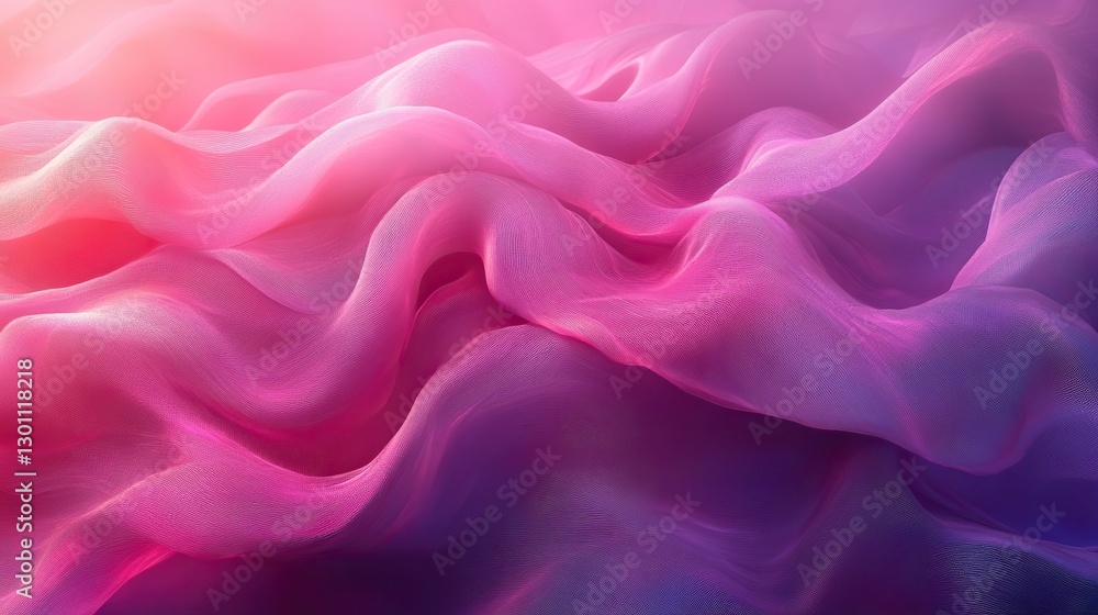 Fototapeta premium Wavy background with a luxury magenta pattern of abstract waves, an elegant wavy textured background.