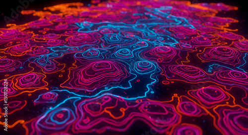 abstract background with colorful circles