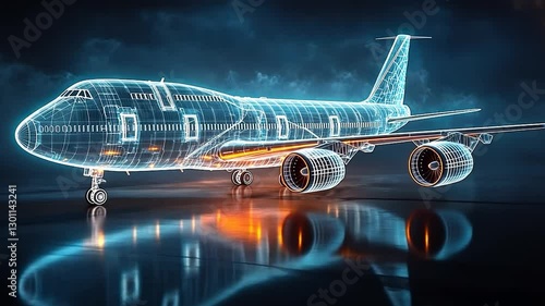 Digital Airplane Design on Runway