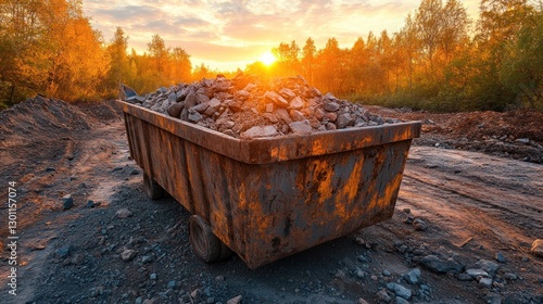 Rusty Dumpster Full of Debris at Construction Site at Sunset.jpg, Rustic Wooden Surface with Knitted Blanket Natural Elements and Yarn.jpg, Rustic workshop workbench tools sunlight vintage.jpg, Rustic