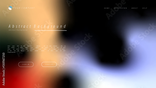 Mesh gradient abstract background for your landing page design. Minimal background for website designs