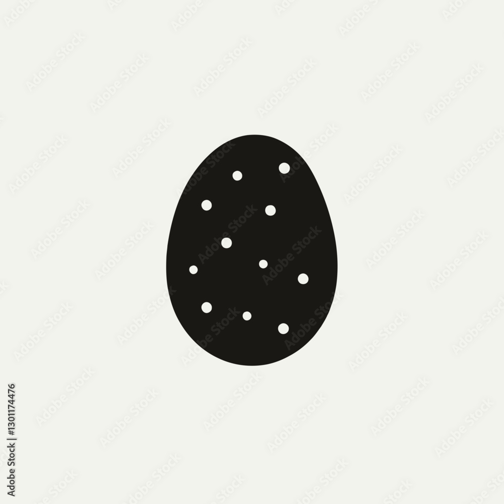very simple flat and single minimalist Potato Silhouette in black on a white background very simple flat and single minimalist Potato Silhouette in black on a white background