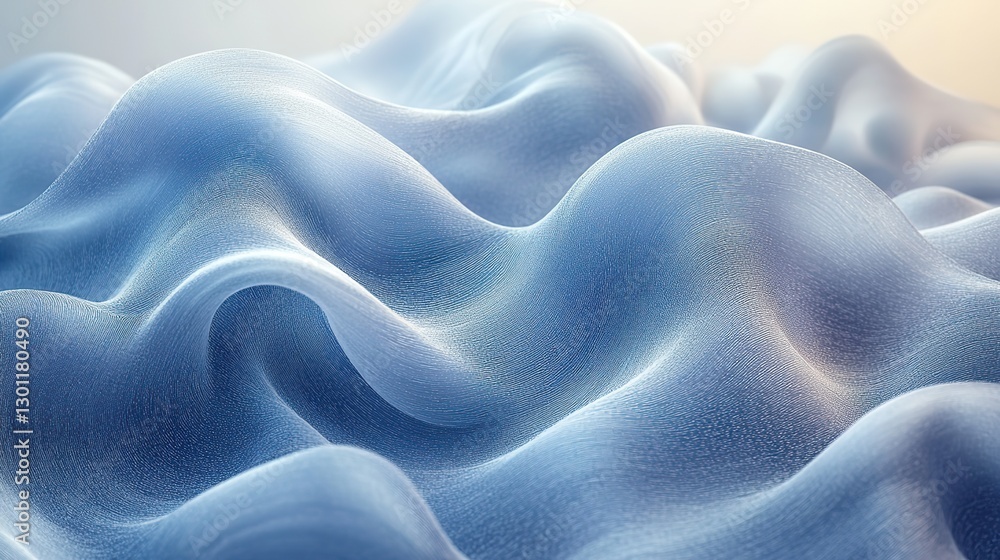 A light blue, low contrast abstract background features elegant waves and a textured surface, creating a light and elegant backdrop. A light blue, low contrast abstract background features elegant waves and a textured surface, creating a light and elegant backdrop.