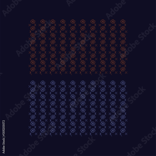Modern Vector textile Pattern Design
