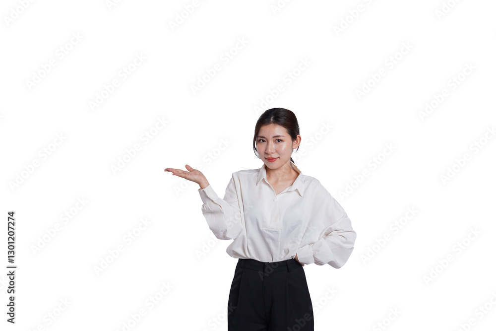 portrait of beautiful asian girl posing on blue background portrait of beautiful asian girl posing on blue background