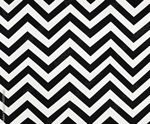Black and white chevron pattern. zigzag fabric by blackandwhite custom fabric