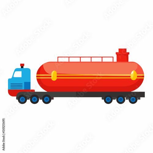 vector illustration of a ship