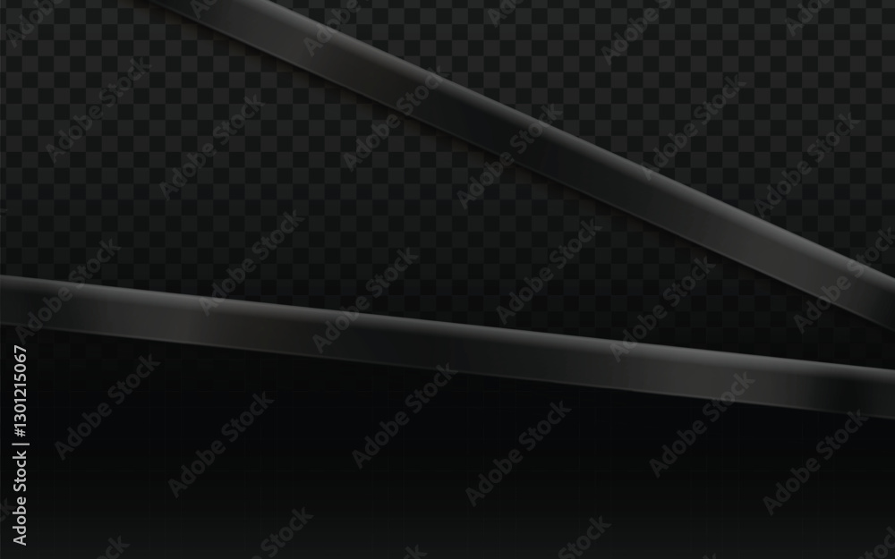 Black ribbon vector, crossed design. Sleek, elegant graphic. Transparent background overlay. Modern, minimalist style. Perfect for design elements, borders, and stylish backgrounds. Black ribbon vector, crossed design. Sleek, elegant graphic. Transparent background overlay. Modern, minimalist style. Perfect for design elements, borders, and stylish backgrounds.