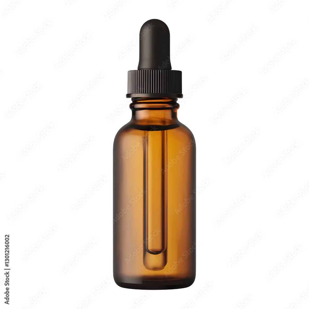 A high-quality, studio shot of an amber glass bottle A high-quality, studio shot of an amber glass bottle
