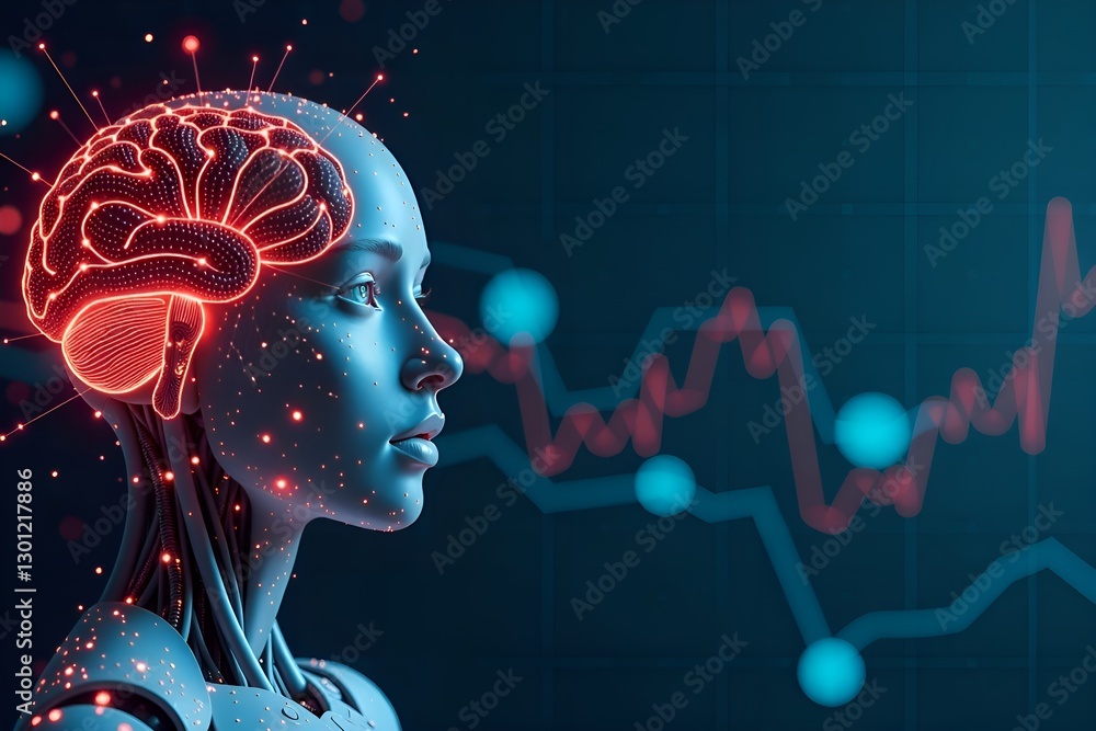 Obraz premium Artificial Intelligence Visually Depicted, #3 of 3.